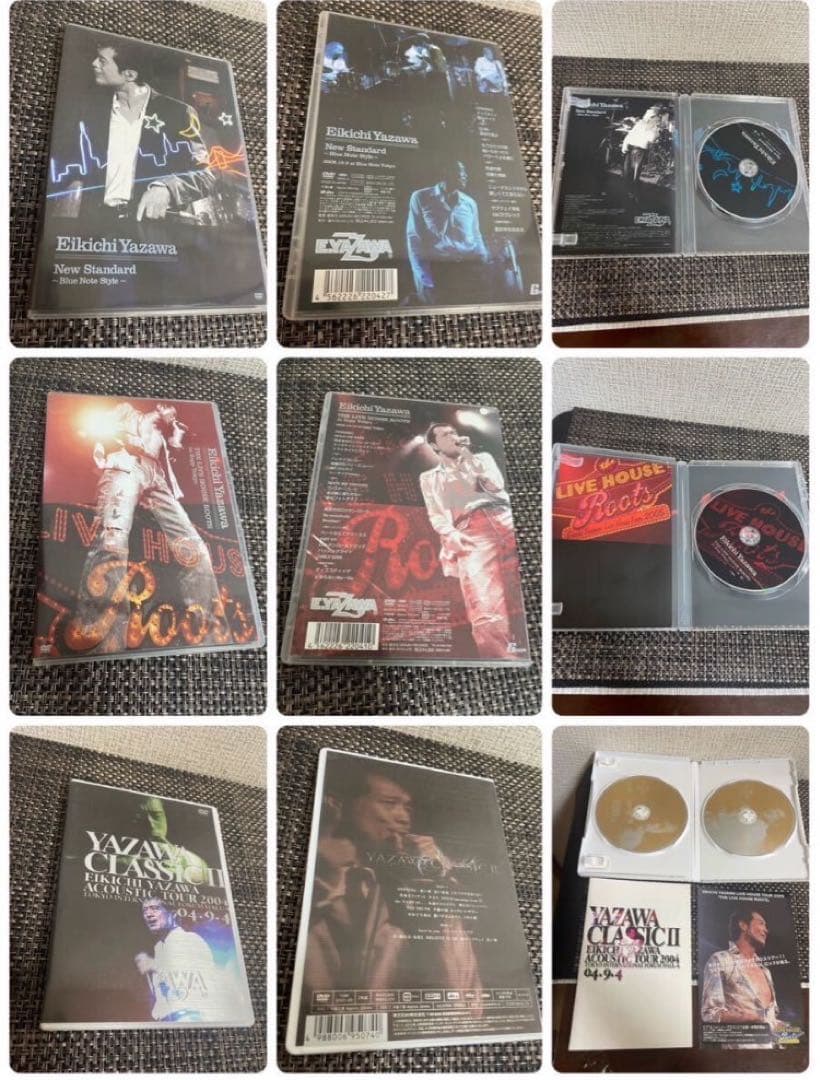 DVD＋Blu-ray 14巻セット/矢沢永吉/比較的美品/2枚組多数