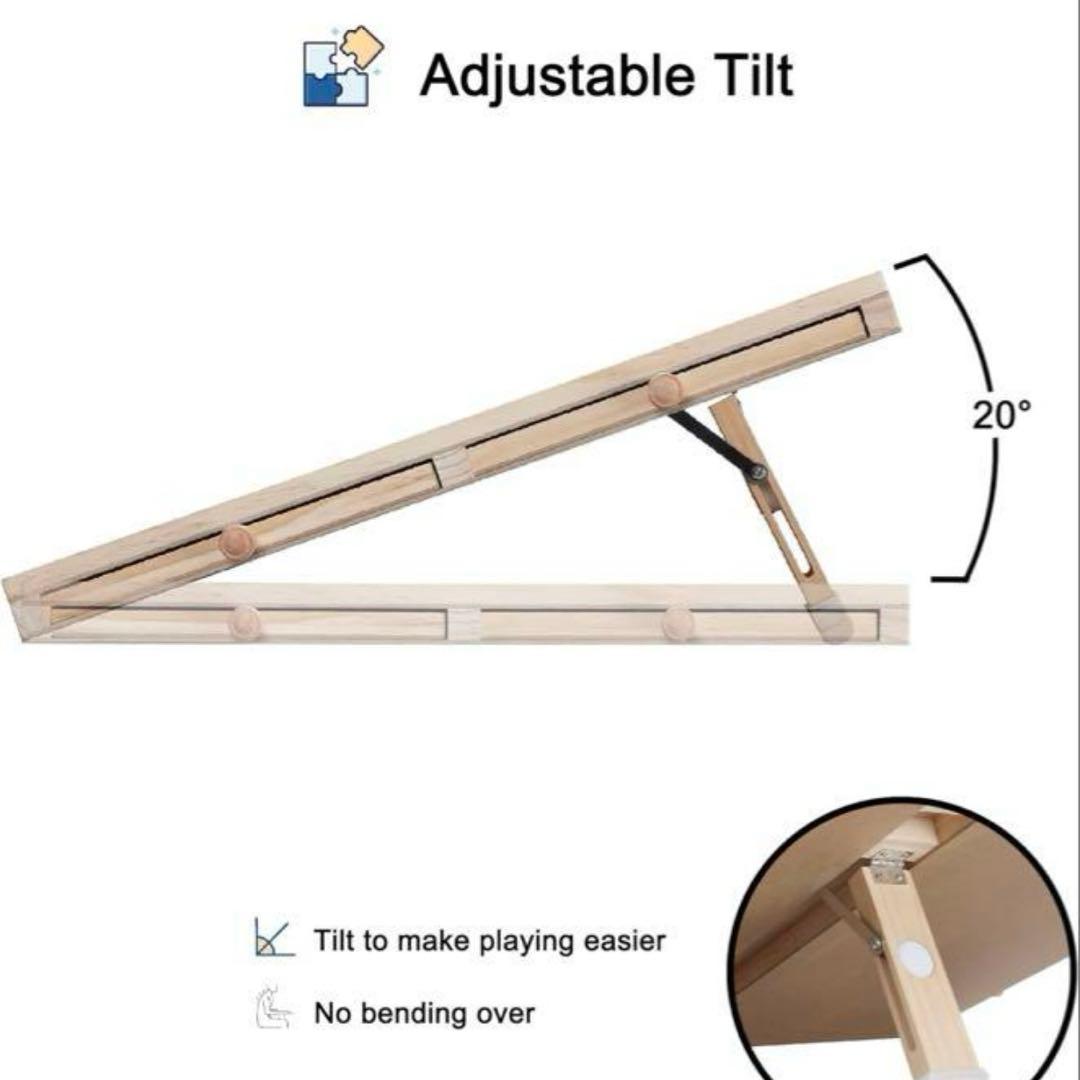 パズルテーブル YISHAN 1000ピース 木製ジグソーパズルボードテーブル
