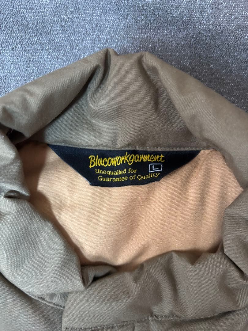 専用-値下げ Bluco workgarment ダウンベスト L