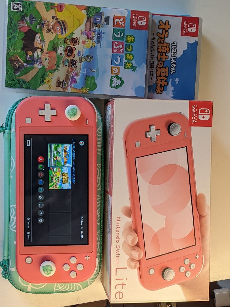 s*1様 Nintendo Switch Lite ピンク 本体 ゲームソフト付