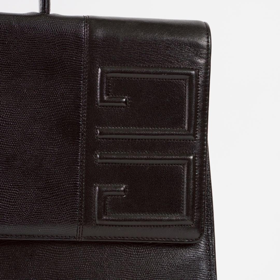 【美品✨】ジバンシー ビジネスバッグ トートバッグ A4収納可 ブラック レザー