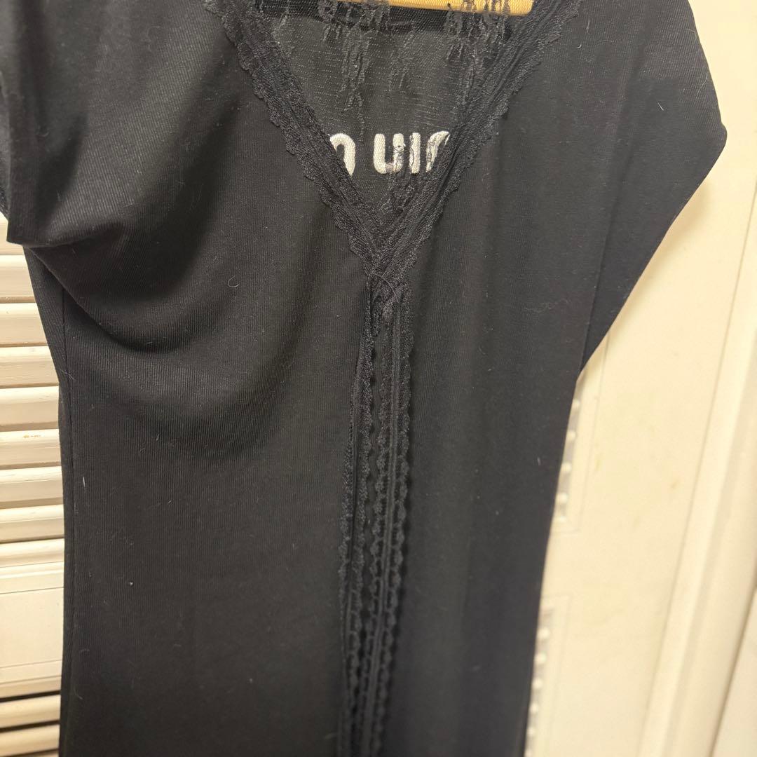 MIU MIU ショートワンピース ブラック