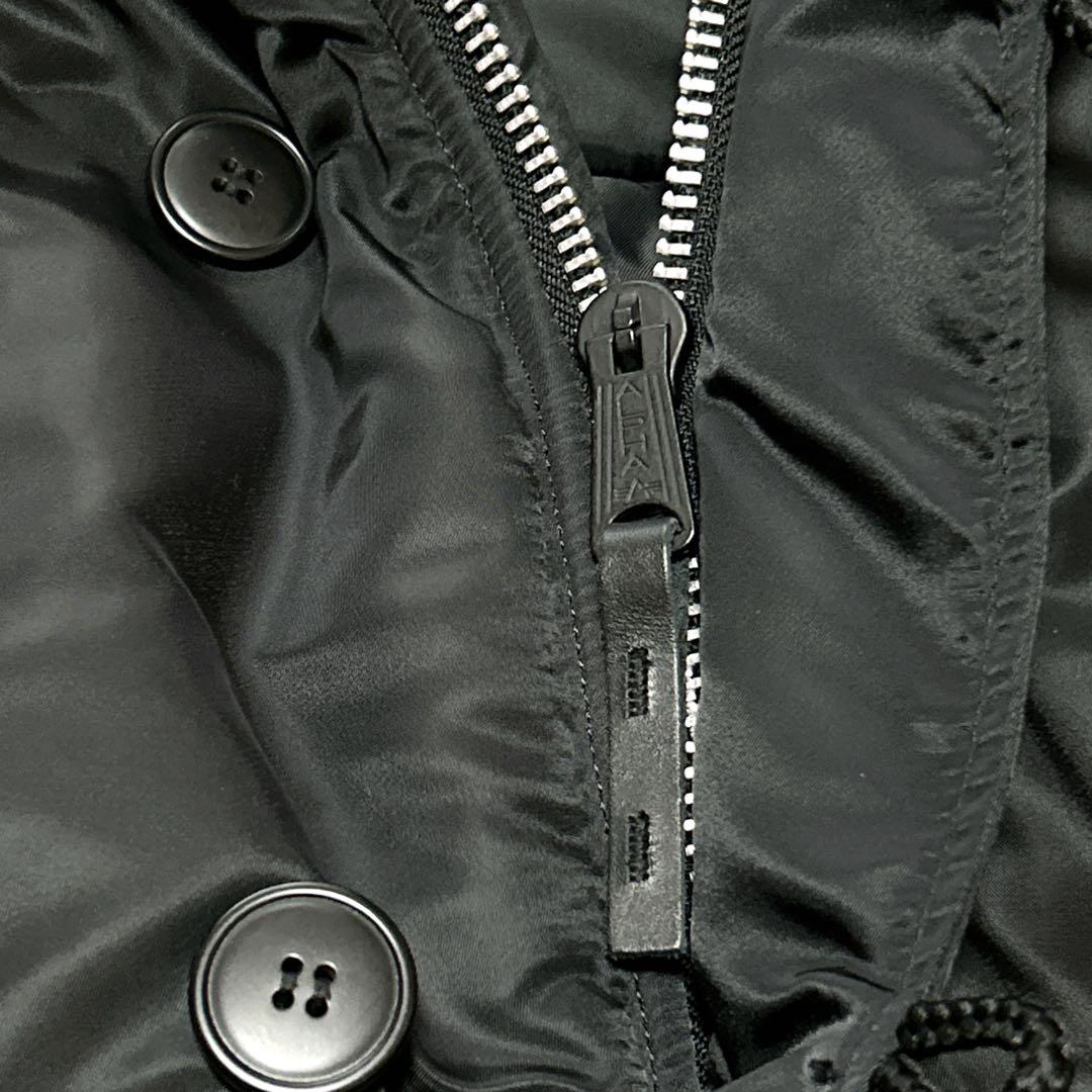 未使用級✨ALPHA N-3B フライトジャケット ブラック ミリタリー