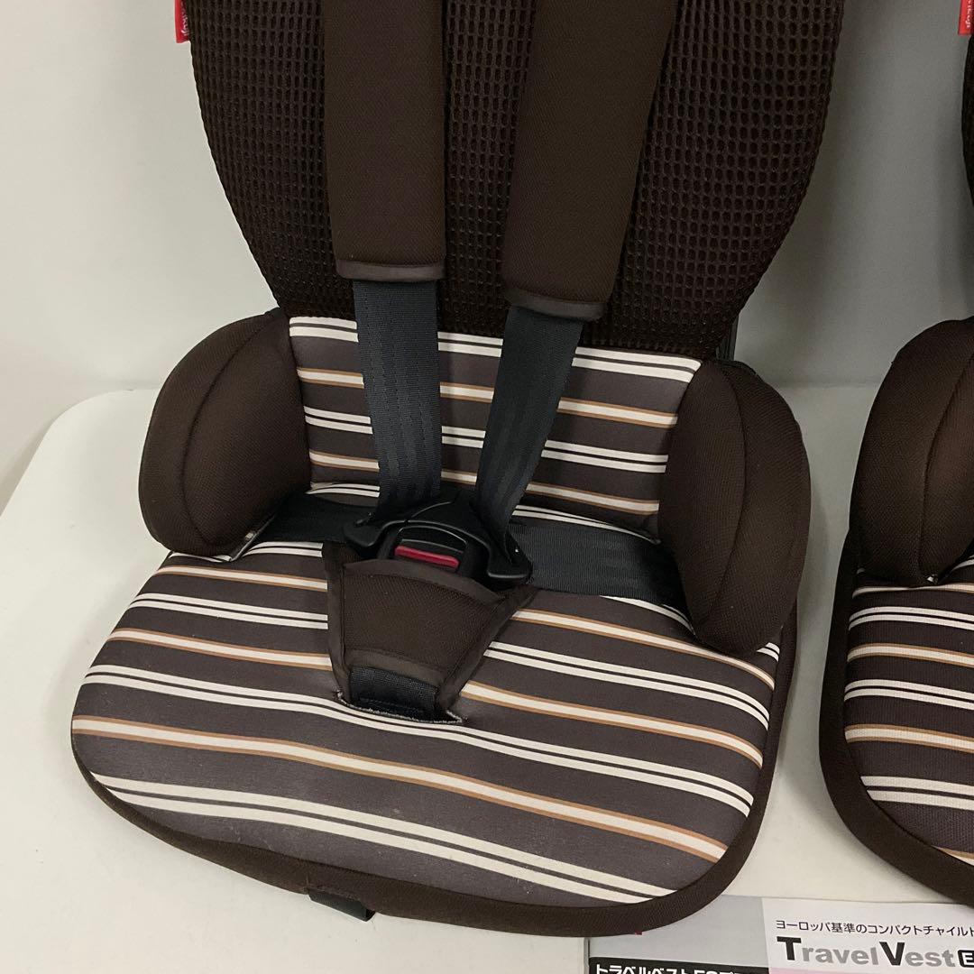 綺麗！日本育児 チャイルドシート トラベルベスト EC プラス 2点セット！