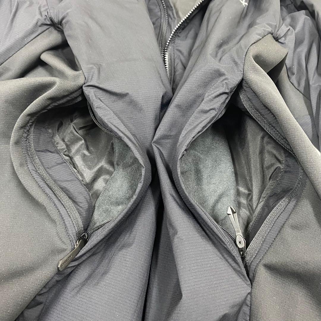 美品★ARC'TERYX Atom Hoody ナイロンジャケット 黒 XS
