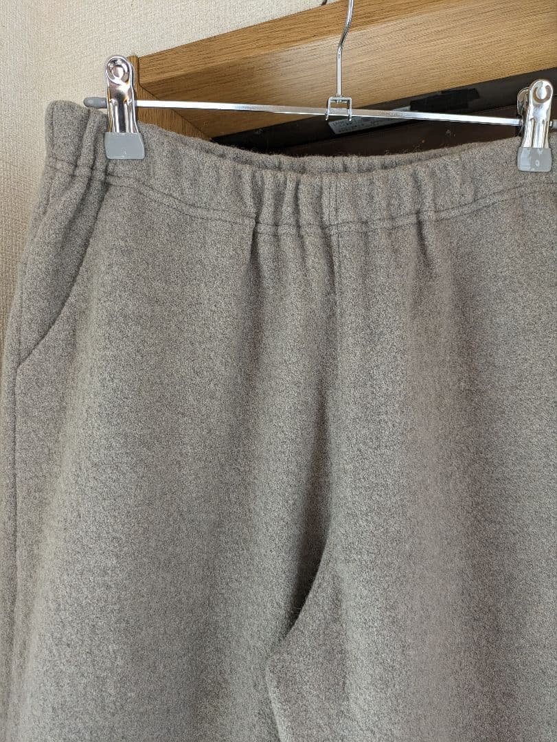 2021年　evam evaプレスウールパンツサイズ２　モカ