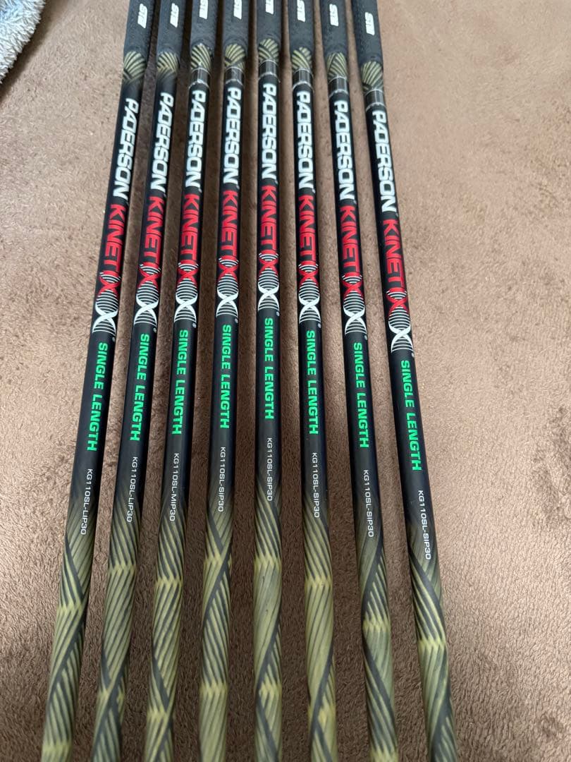 【超激レアスペック】 【イーデル】ワンレングスアイアン8本＋1本（全9本セット）