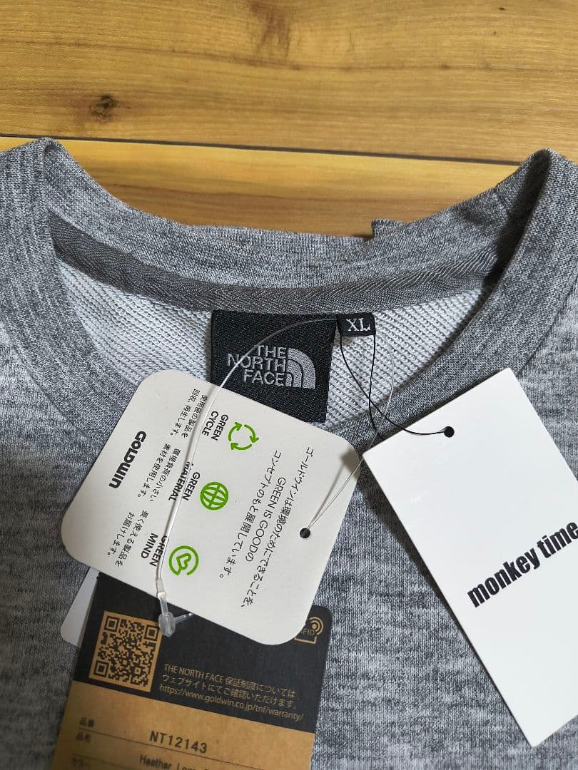 えるかりTHE NORTH FACE HEATHER LOGO CREW