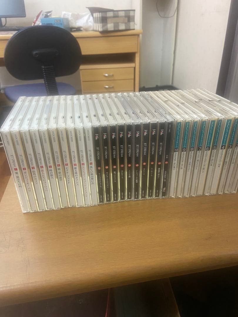 JAL JET STREAM 全30枚 新珠の名曲と城達也のナレーション