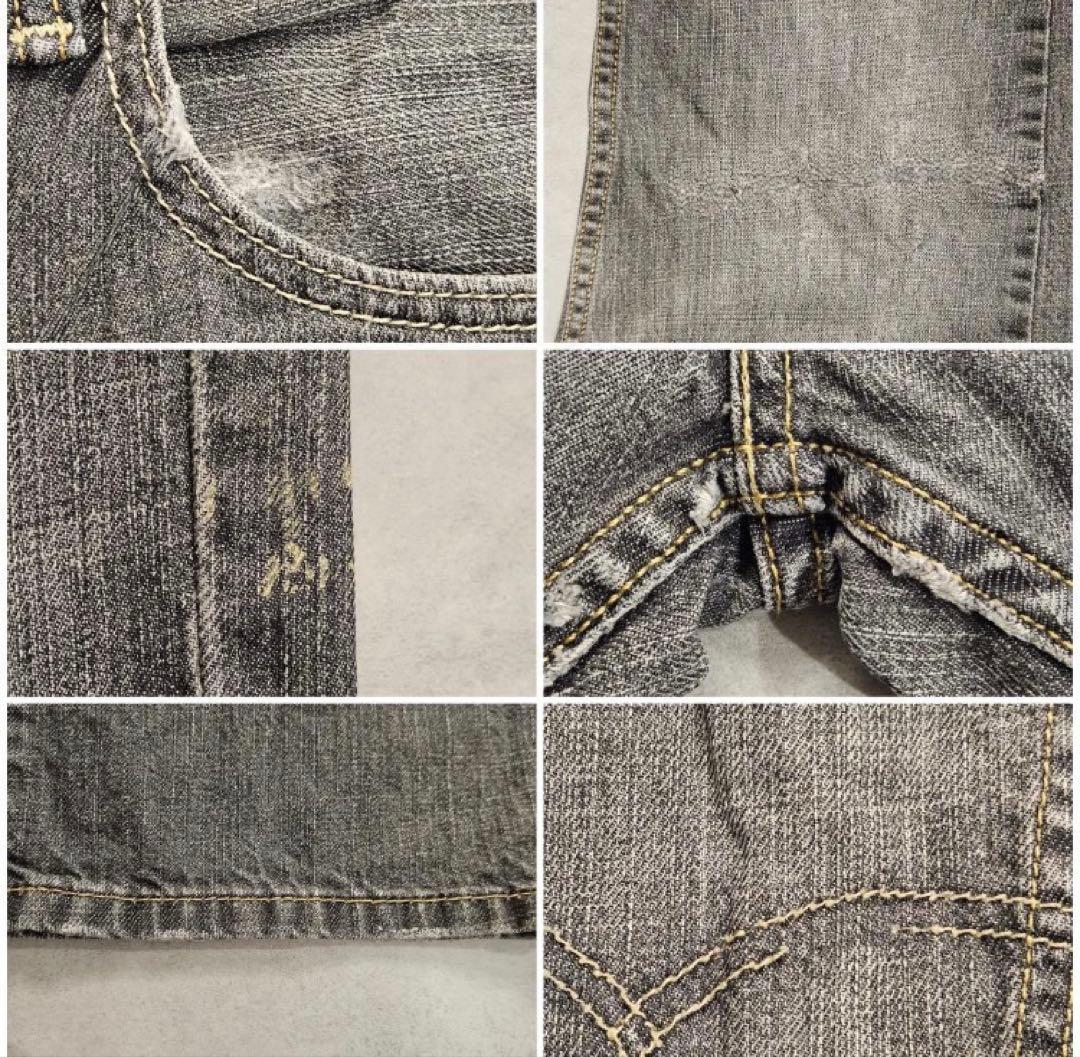 リーバイス527 Levis 先染めブラック　W34 フレアデニム　ブーツカット