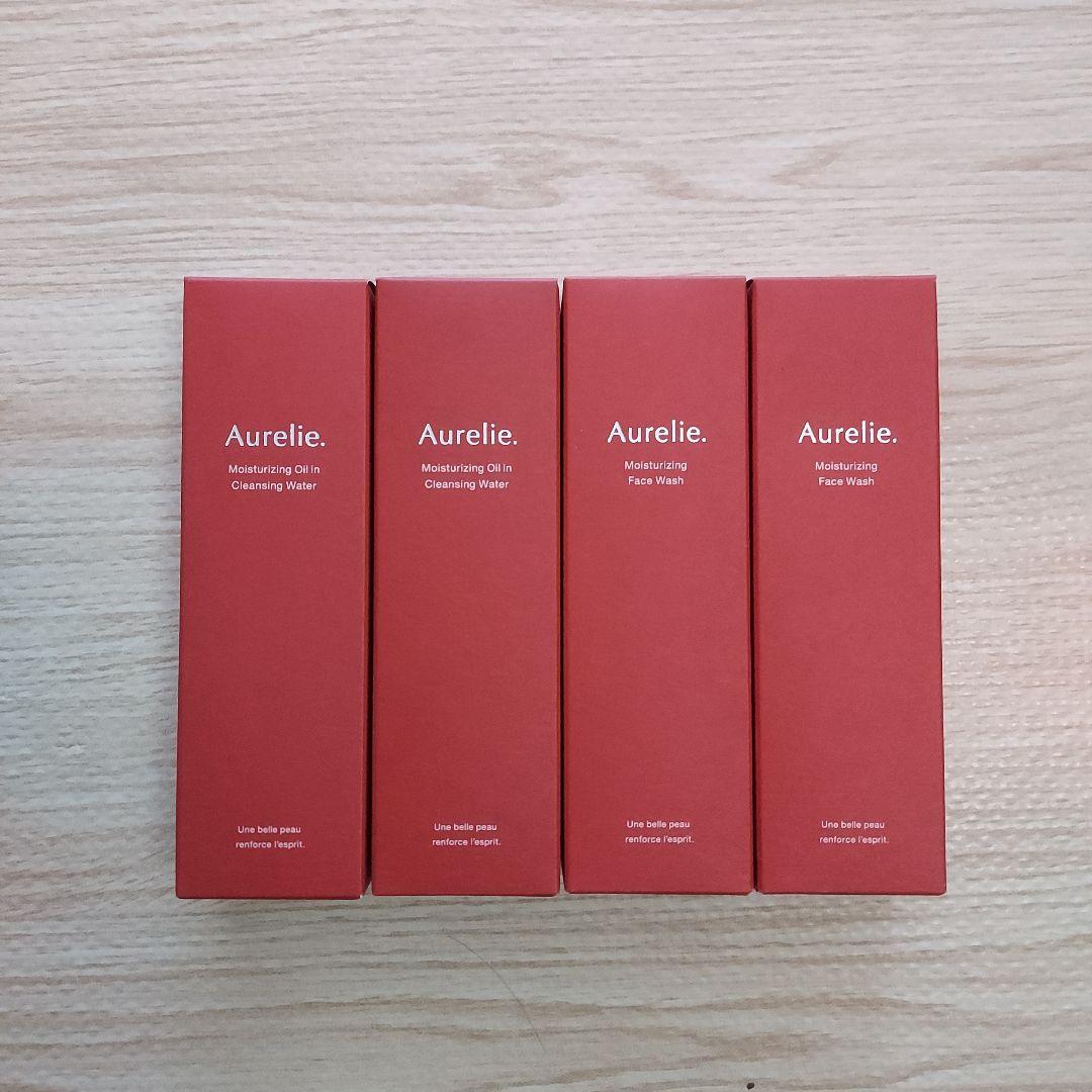 オレリー　クレンジングウォーター&ウォッシュ 4本セット