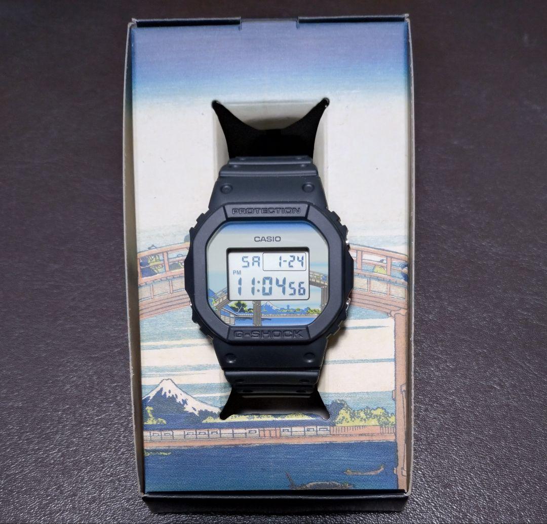 【試着のみ】DW-5600KHFM25-1JR 葛飾北斎