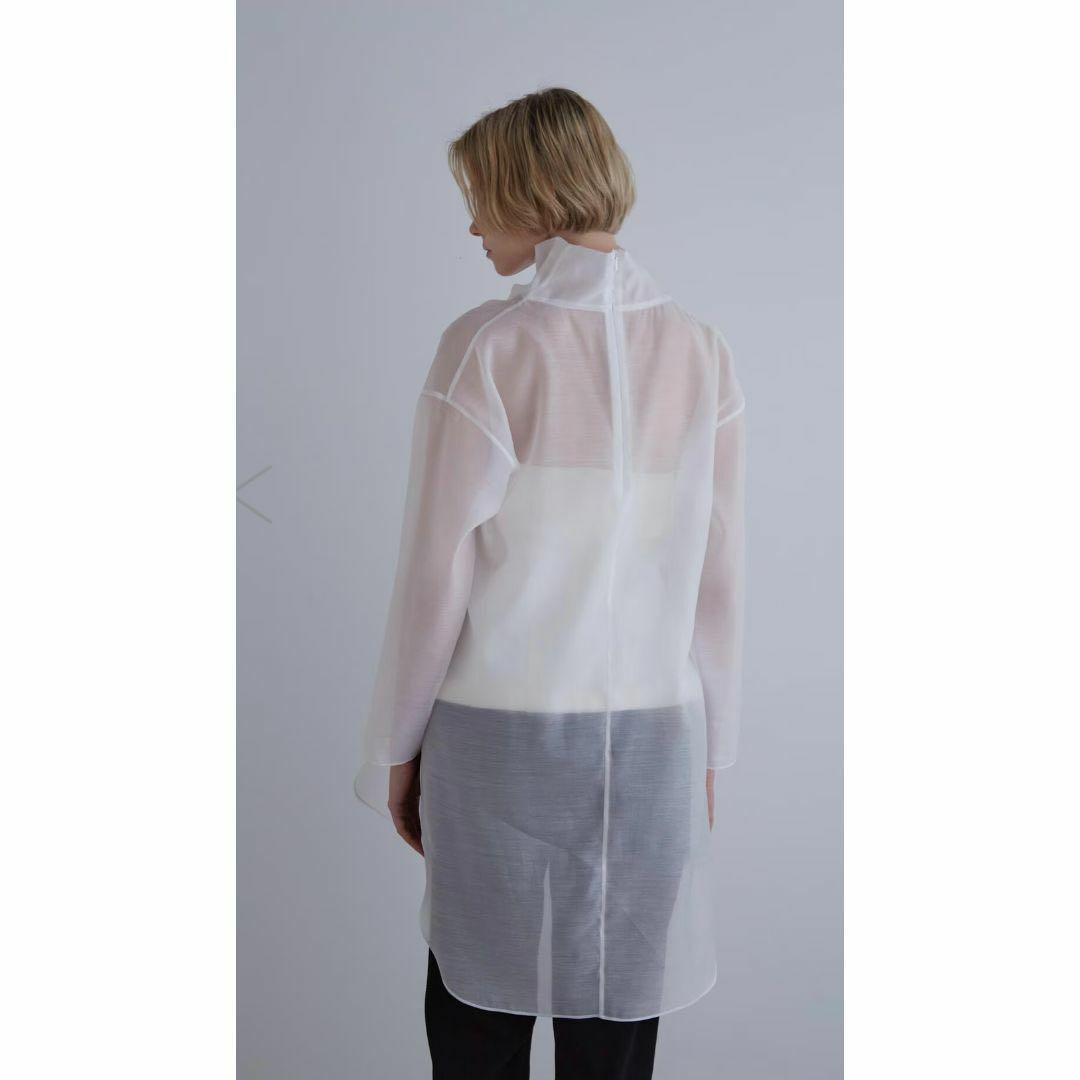 ルフィル　ハイネックシアーブラウス　ルフィル　ワンピース　バックジップ