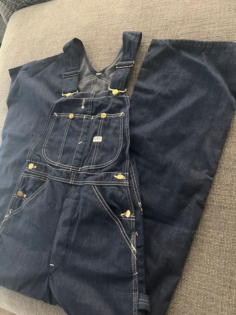 希少 60s70s Lee ヴィンテージインディゴオーバーオール USA製