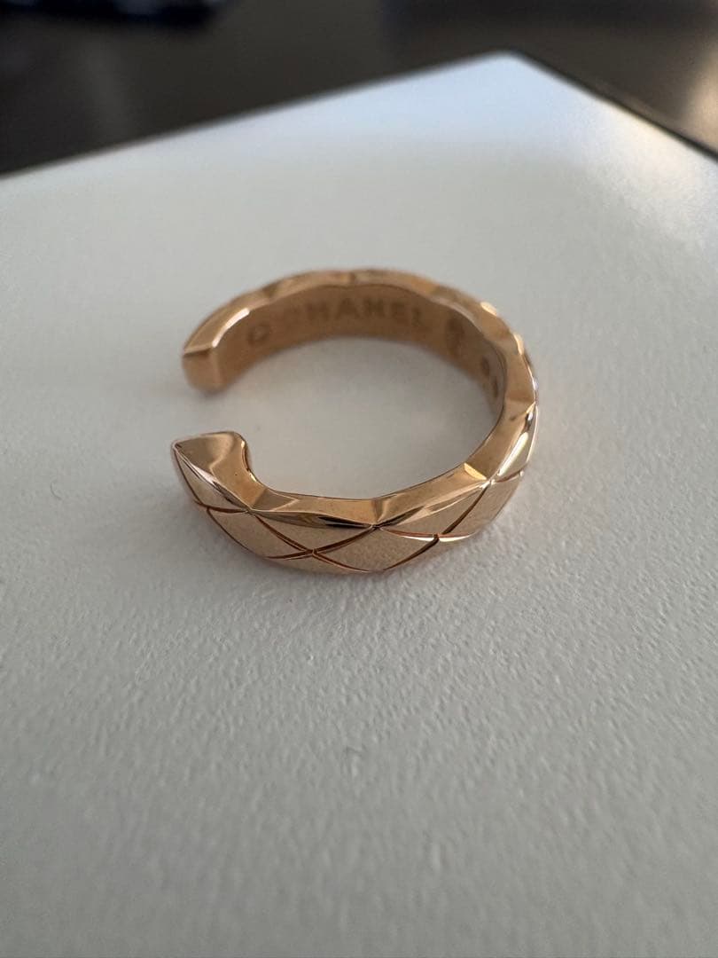 ももこCHANEL イヤーカフ ココクラッシュ　ベージュゴールド