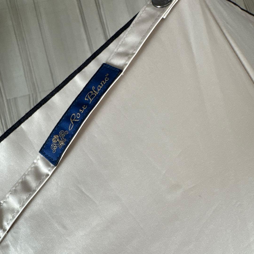 【芦屋ロサブラン】2段折りプレーン55㎝　日傘★極美品