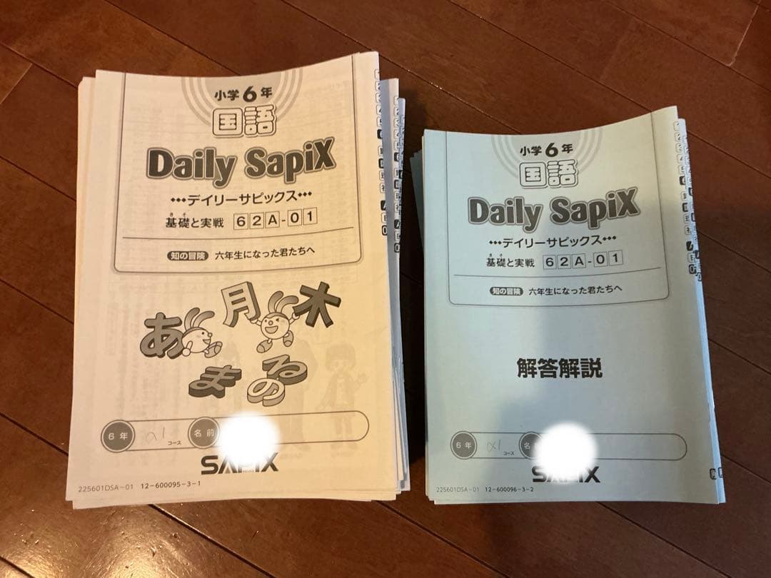 SAPIX 国語　中学受験　最新　2026年度　デイリー　教材