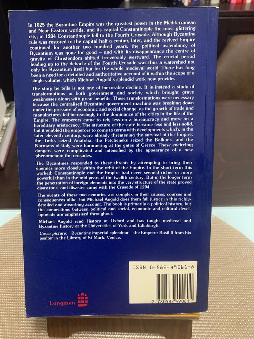 洋書 THE BYZANTINE EMPIRE 1025-1204