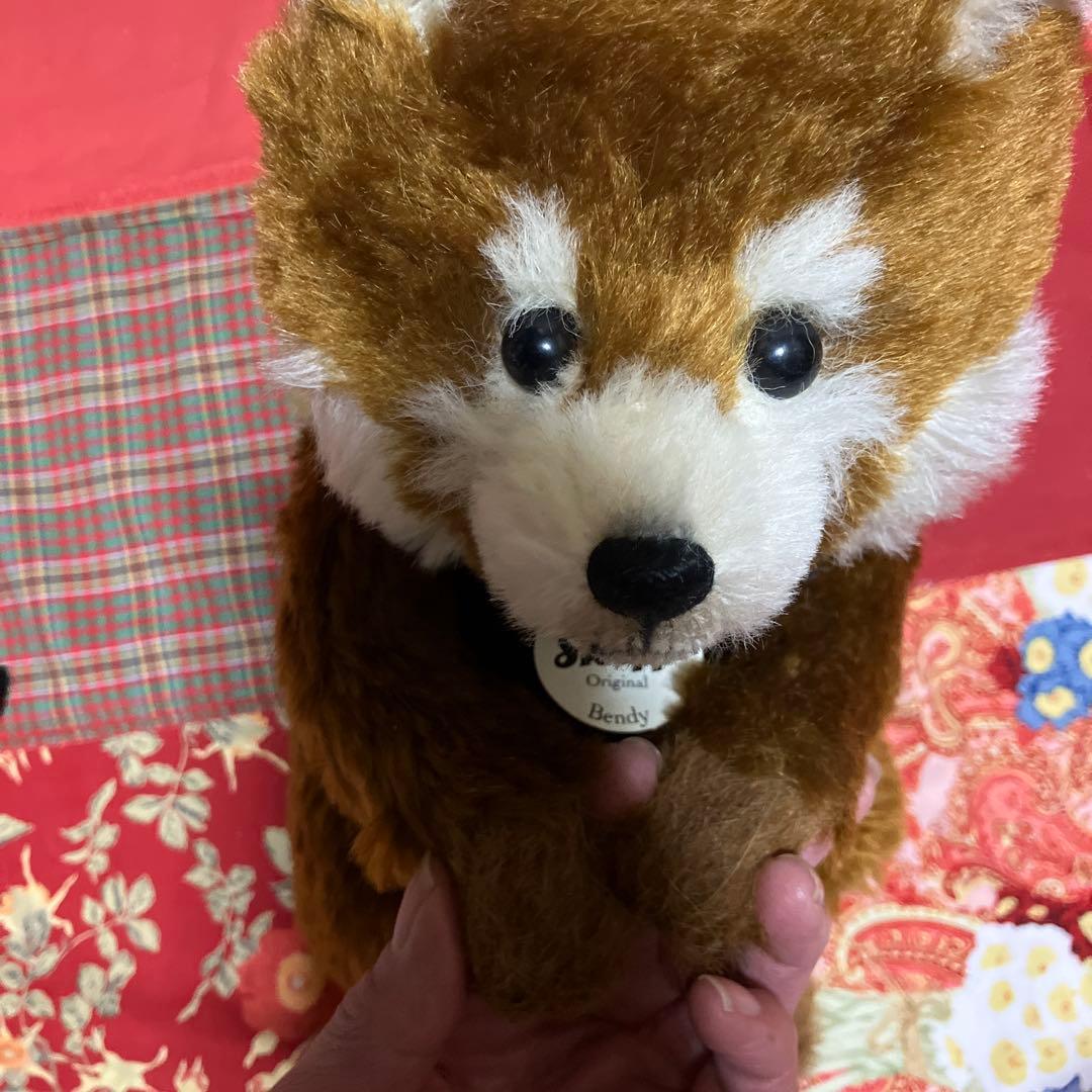 Steiff テディベア　Bendy ベンディぬいぐるみ　レッサーパンダ