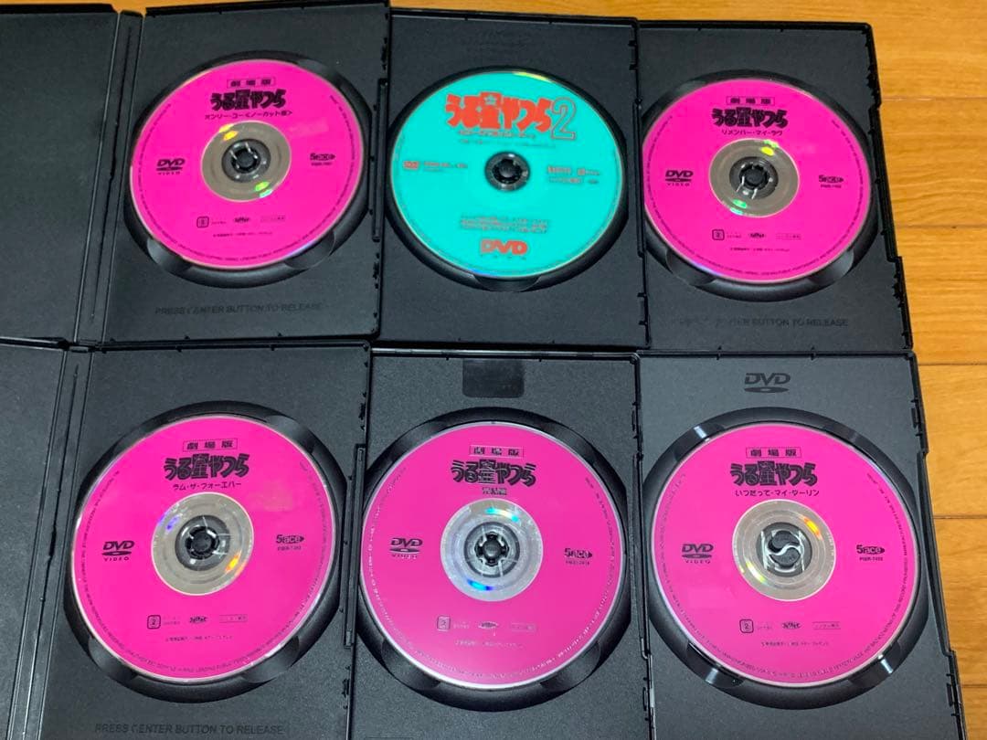 【送料無料】劇場版 うる星やつら DVD 6点セット　高橋留美子　平野文　押井守