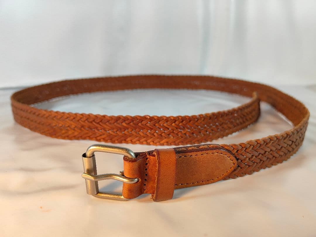 【美品】MHL マーガレットハウエル　高級レザーベルト 本革/牛革 英国製正規品