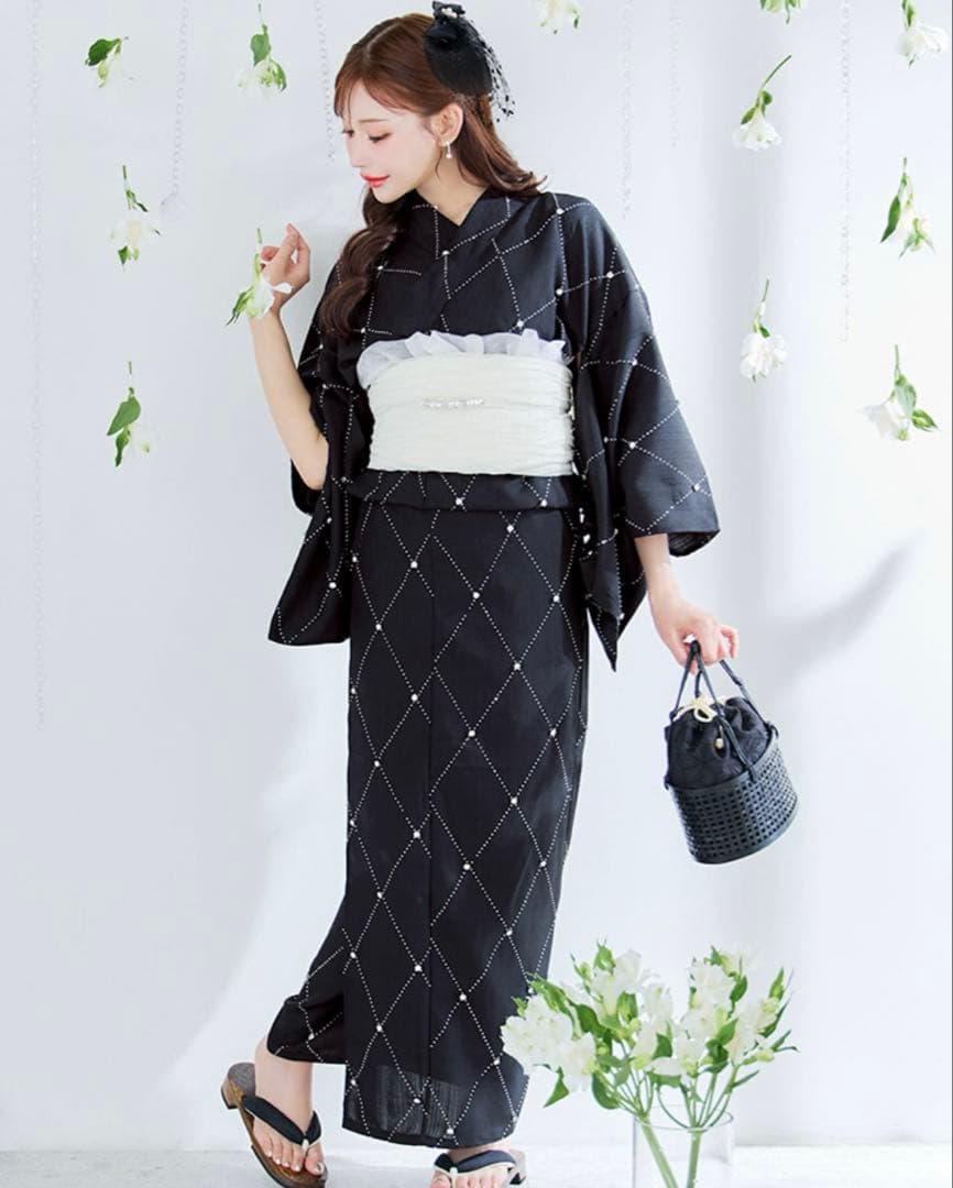 sugar 浴衣 フルセット ブラック