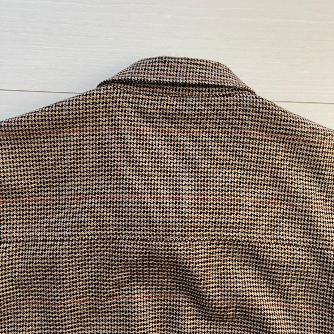 STUSSY レディース 千鳥格子 ショートジップジャケット S