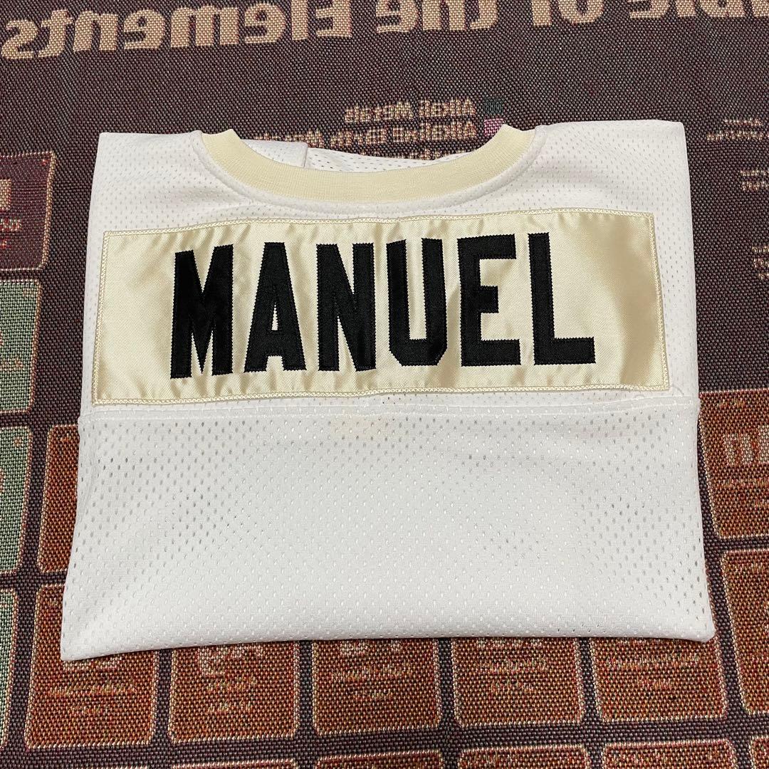 【美品タグ付】fear of god 5th メッシュ フットボールシャツ