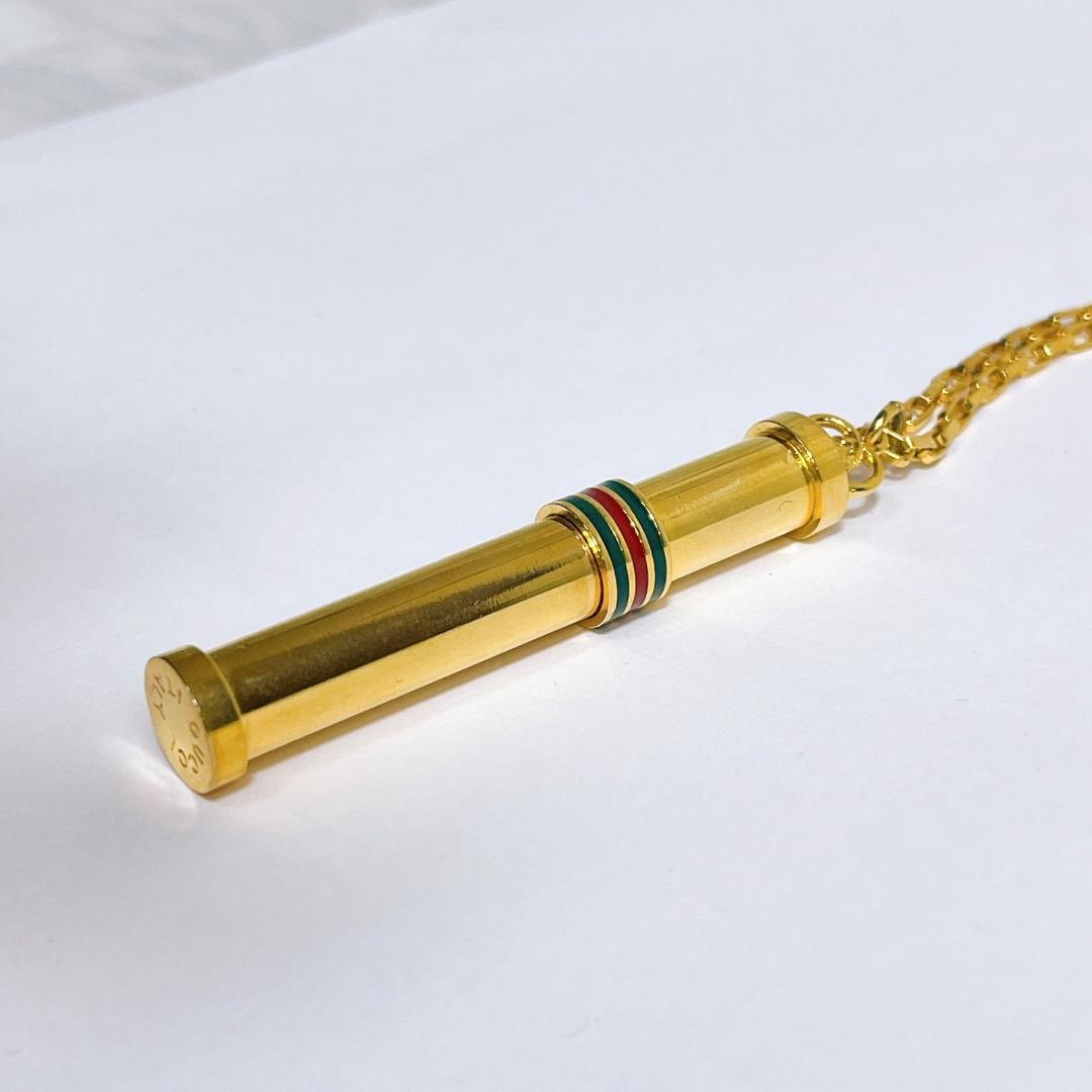 OLD GUCCI グッチ アトマイザー シェリー ロング ネックレス