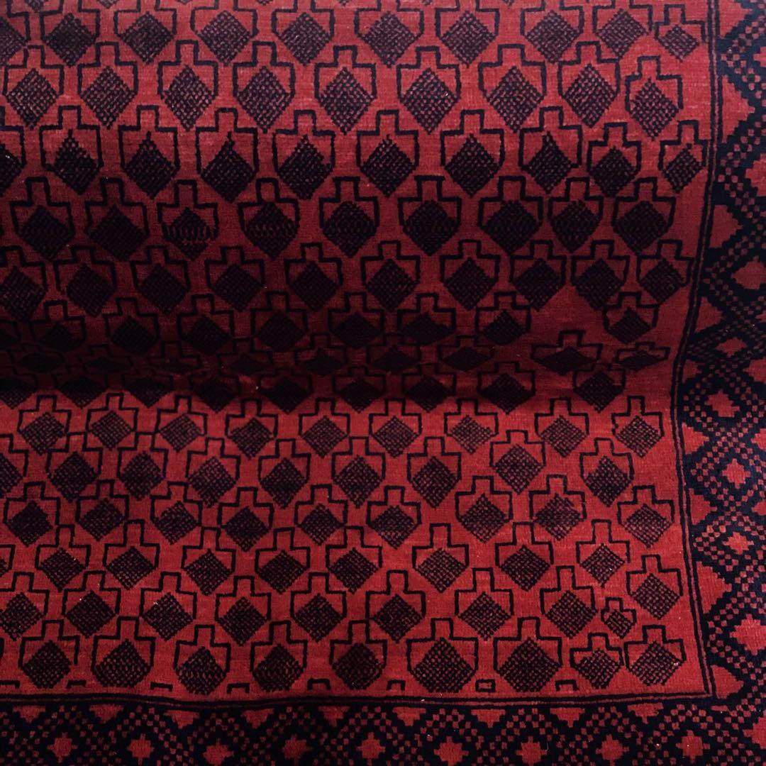 【在庫整理／大幅値引】200×107 アフガニスタン バルーチ ヴィンテージラグ