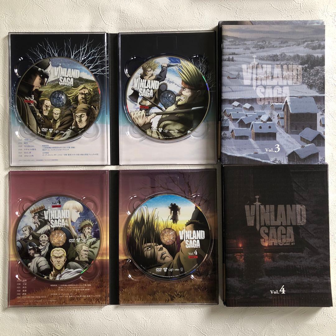 ヴィンランド・サガ DVD Box 全4巻セット（各2枚組）