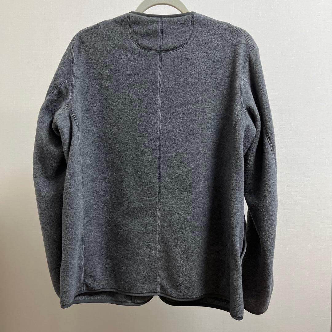 【せいちゃん】DANTON ダントン ノーカラーフリースカーディガン