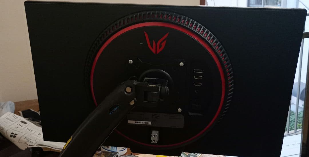 LG 24GN600-B ゲーミングモニター 24インチ アーム付