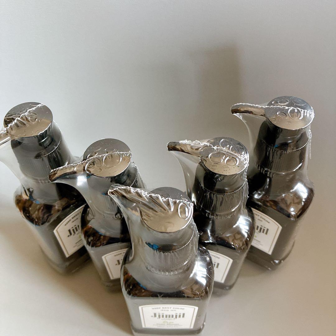 【新品】5本　Jjimjilジムジルカラーシャンプー　ダークブラウン　250ml