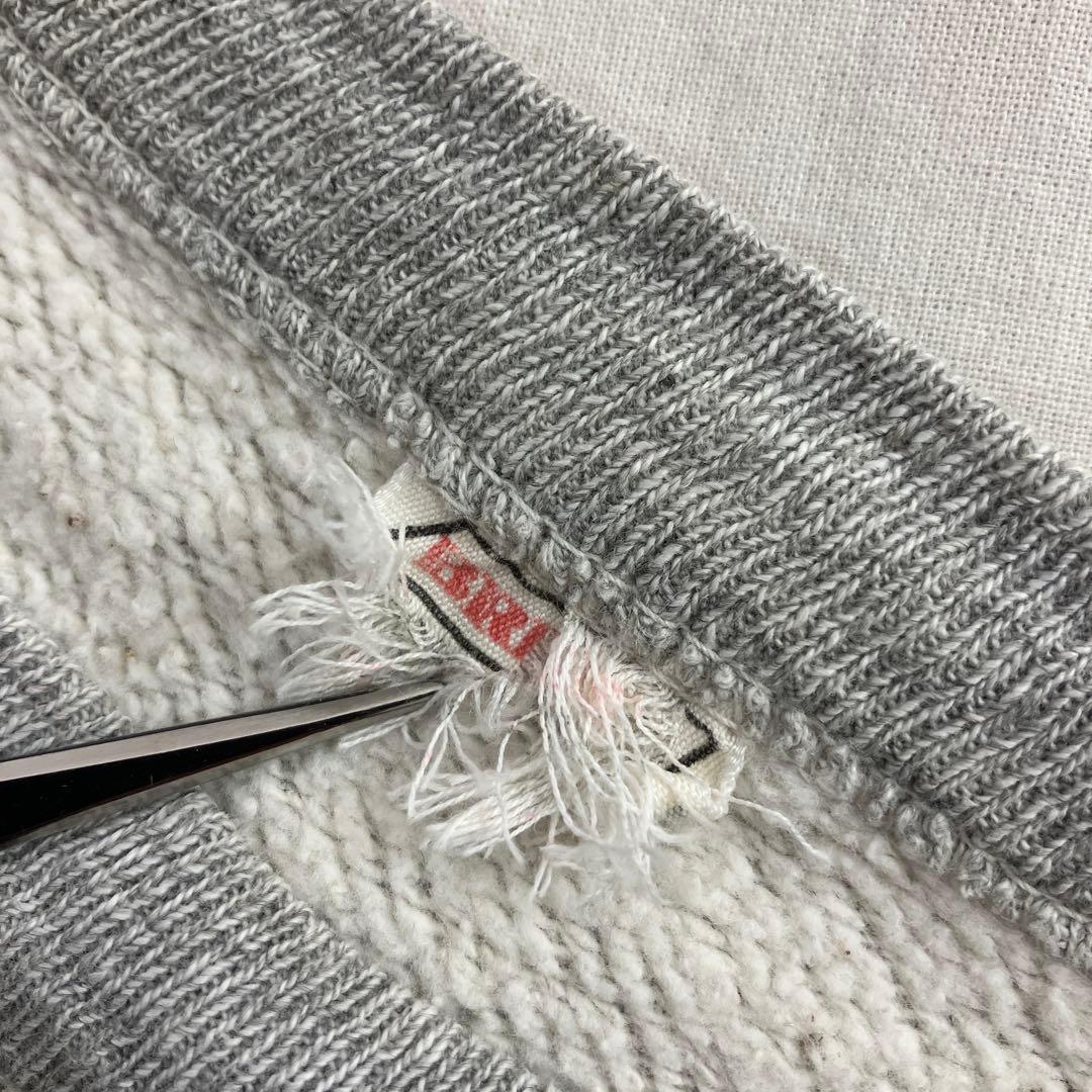 50's BRENT ブレント　前Vフリーダムスリーブスウェット　平行四辺形タグ