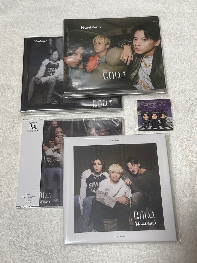 Number_i GOD_i 3形態＋特典シール＋iLYs（GOD_i）計4形態