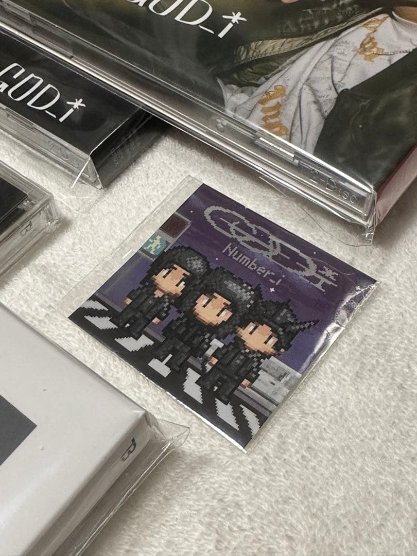 Number_i GOD_i 3形態＋特典シール＋iLYs（GOD_i）計4形態