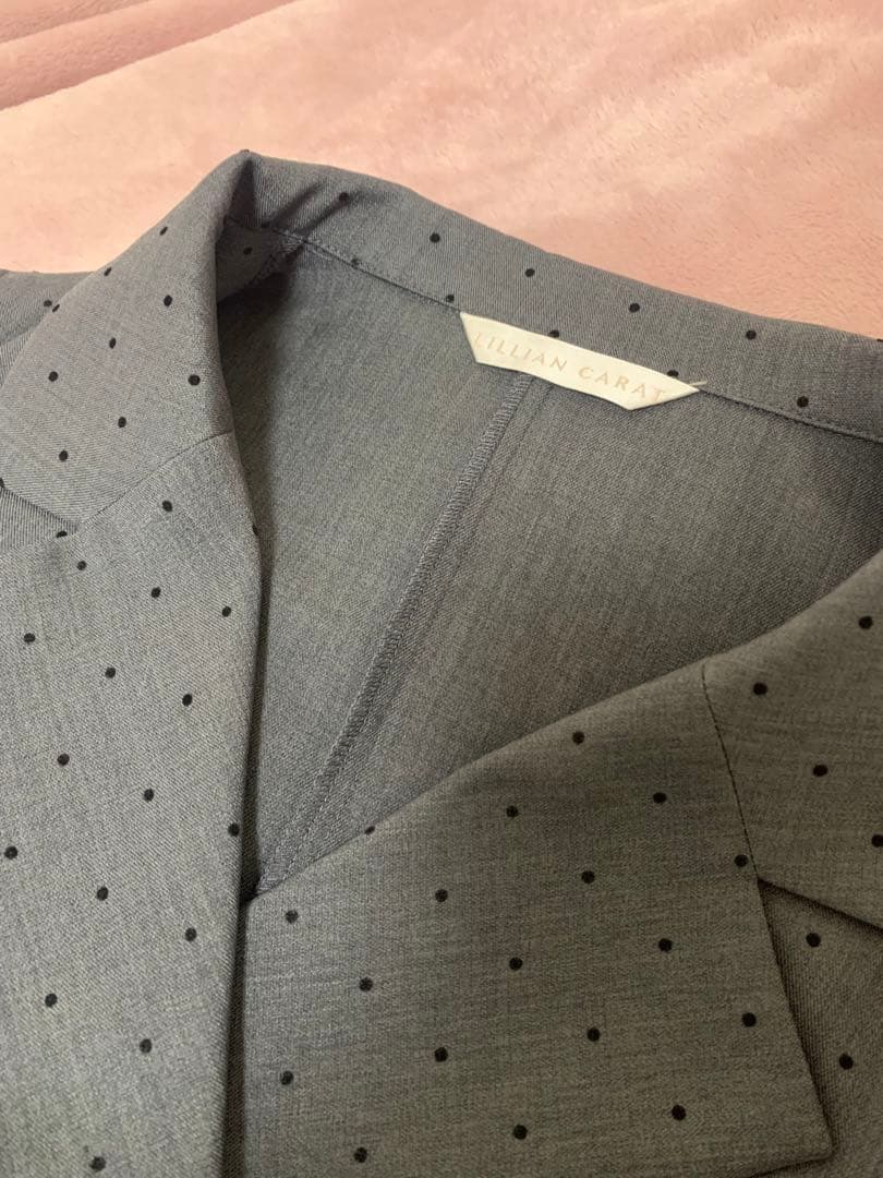 リリアンカラットヘムフレアジャケットミニワンピース