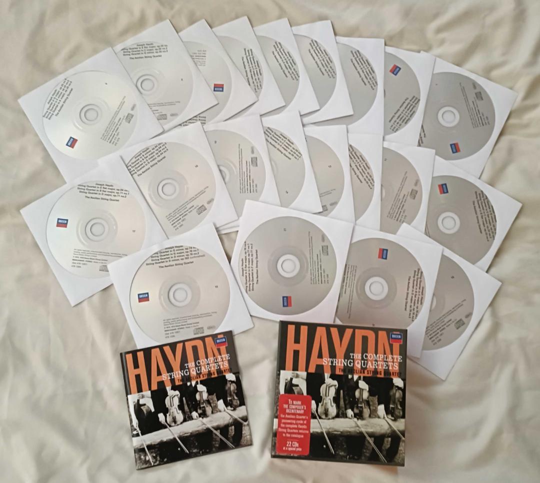 ハイドン弦楽四重奏曲全集 エオリアン四重奏団 22枚組