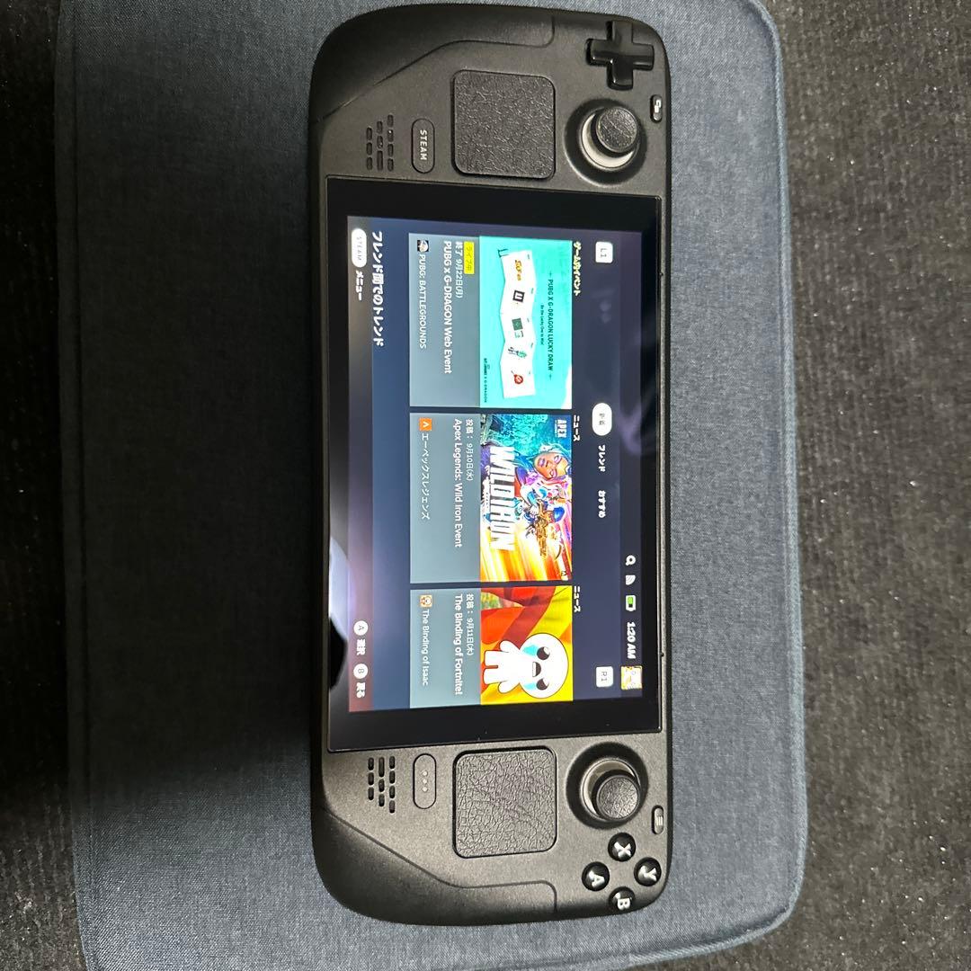 steamdeck LCD 64->1tb 増設品