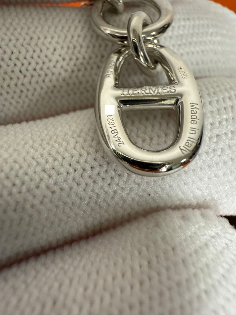 HERMES エルメス シェーヌダンクル アミュレット　ネックレス