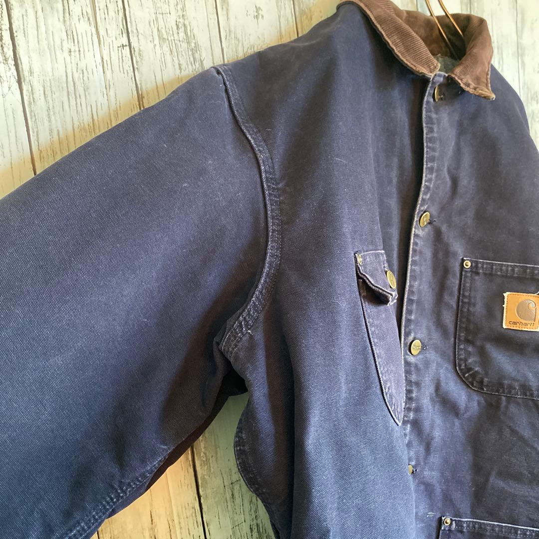 【】カーハート ミシガンチョアコート ネイビーC02 MDT L