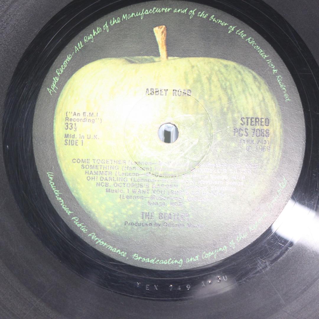 英LP Beatles Abbey Road 希少なUKオリジナル1stプレス
