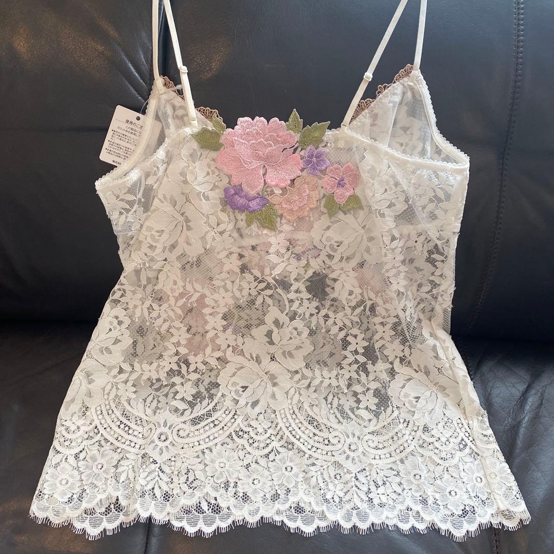 サルート 59G 店舗限定 フォークロア　キャミソール　M アイボリー