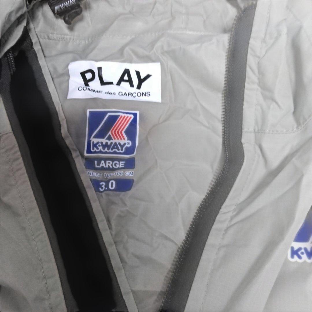 K-WAY PLAY COMME des GARCONS ナイロンジャケット L