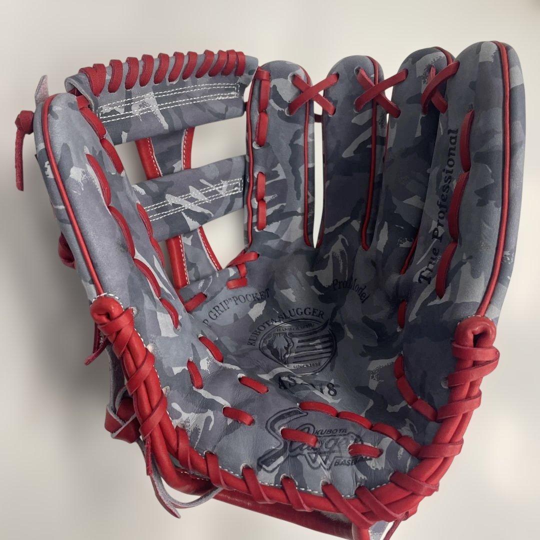 クリスマスセ－ル レア 限定品 久保田スラッガー 軟式グラブ 銀キラキララベル