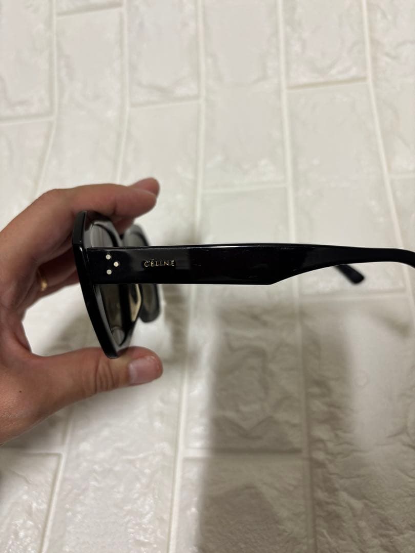 美品✴︎CELINE セリーヌ スクエア型 ブラック サングラス