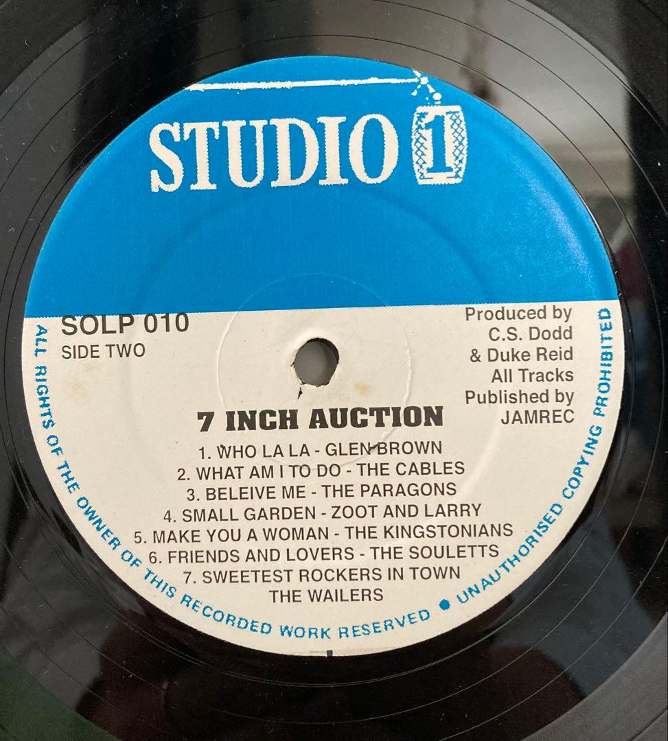 【レア盤】Studio one 7 Inch Auction