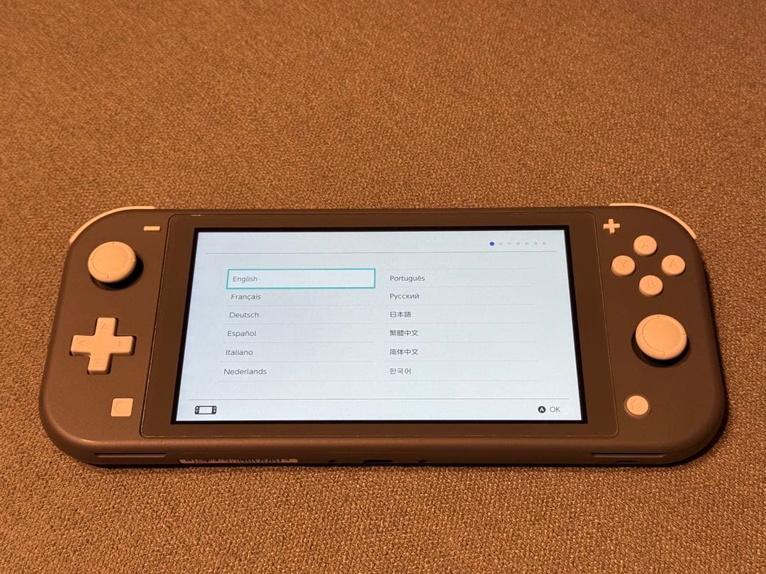 【美品】Nintendo Switch Lite ライトグレー 本体
