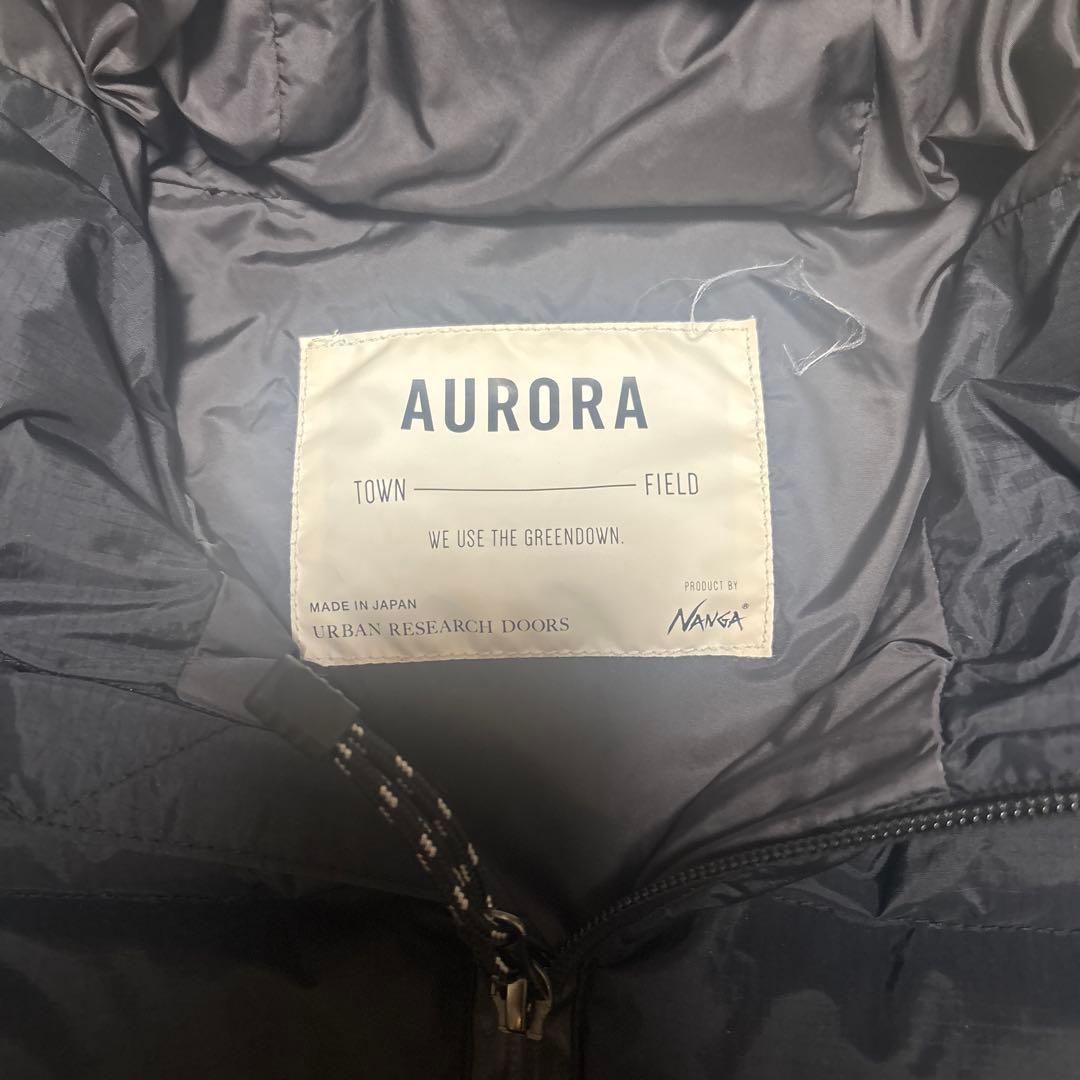 NANGA　別注オーロラダウンジャケット　ブラック　Fサイズ